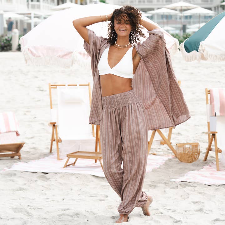 Lotus and Luna - Vendita all'ingrosso Pantalone - Donna - Pantaloni Harem tribali Yao con tasche1