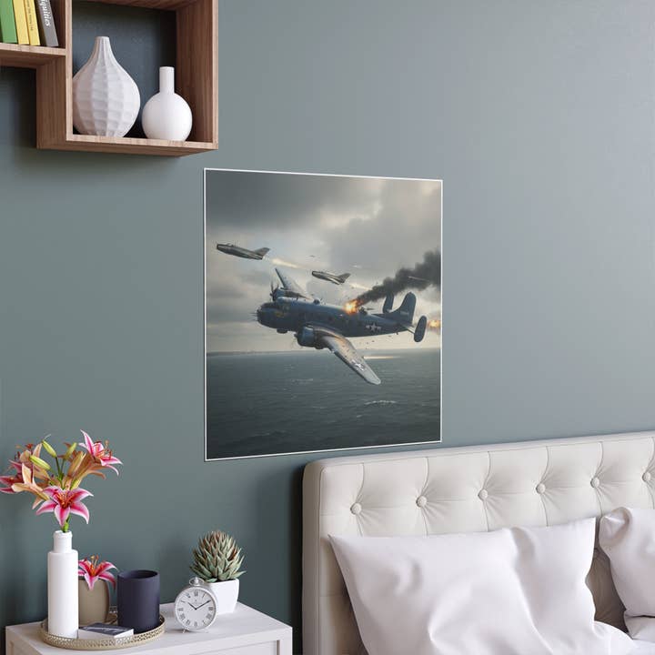 MIP - Wholesale Poster - Indoor and Outdoor Silk Posters - April 8, 1950, Baltic Sea - Latvia Soviet fighters shot down a U.S. Navy PB4Y-2 - Liberator - Cold War11