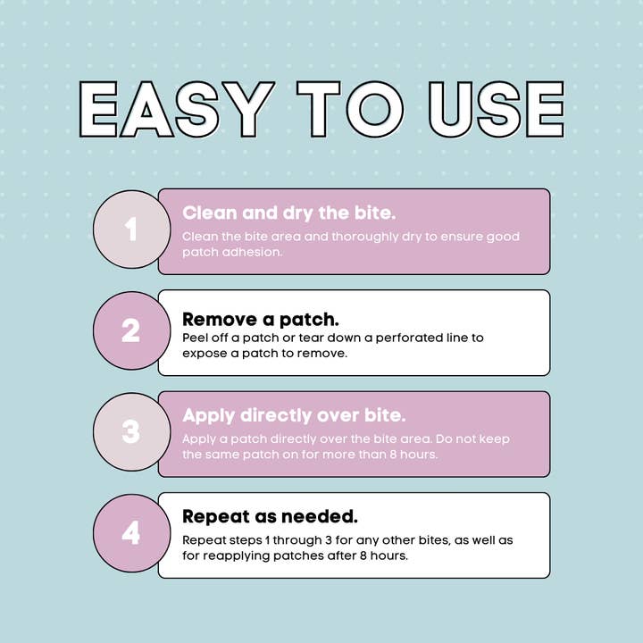 Quelly - Wholesale Itch Ointment/Cream - Quelly ItchGuard - Bug Bite Itch Relief Patch (Whimsical)