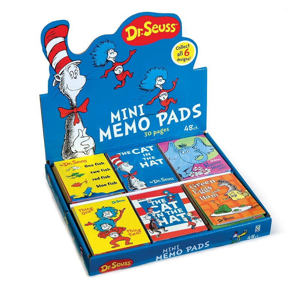 Geddes - Wholesale Notepad - DR SEUSS MINI MEMO PAD 48/DS2