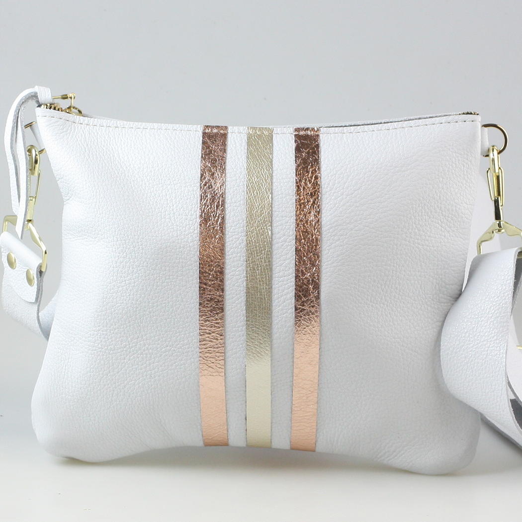 Zina Kao Exclusives – wholesale Crossbody bag – Women's – The METALLIC Stripe Taylor20