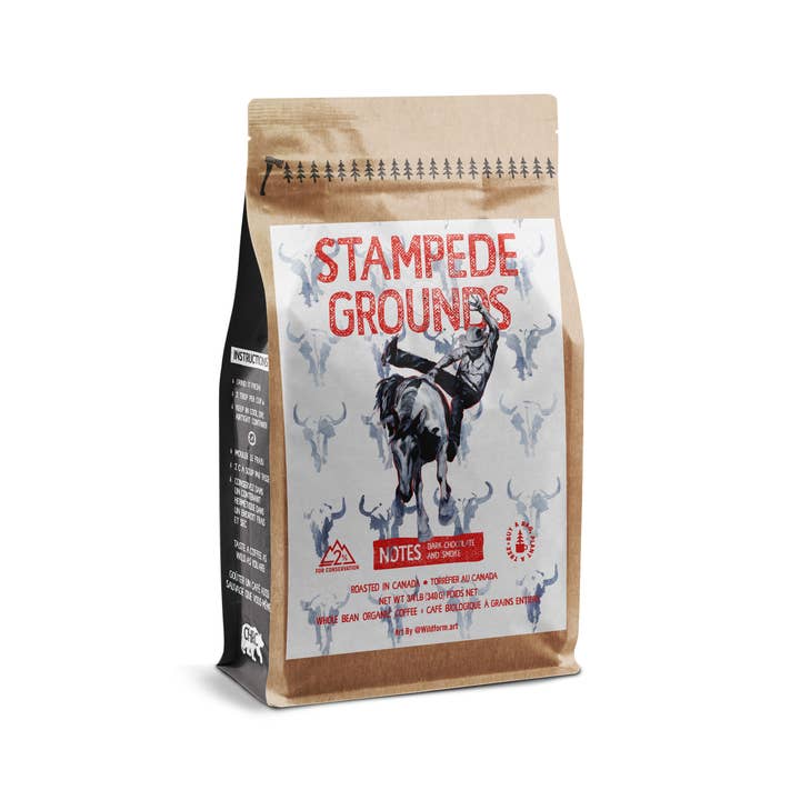 Canadian Heritage Roasting Company - Wholesale Coffee Beans - Stampede Grounds - Whole Bean Organic Coffee (MED)