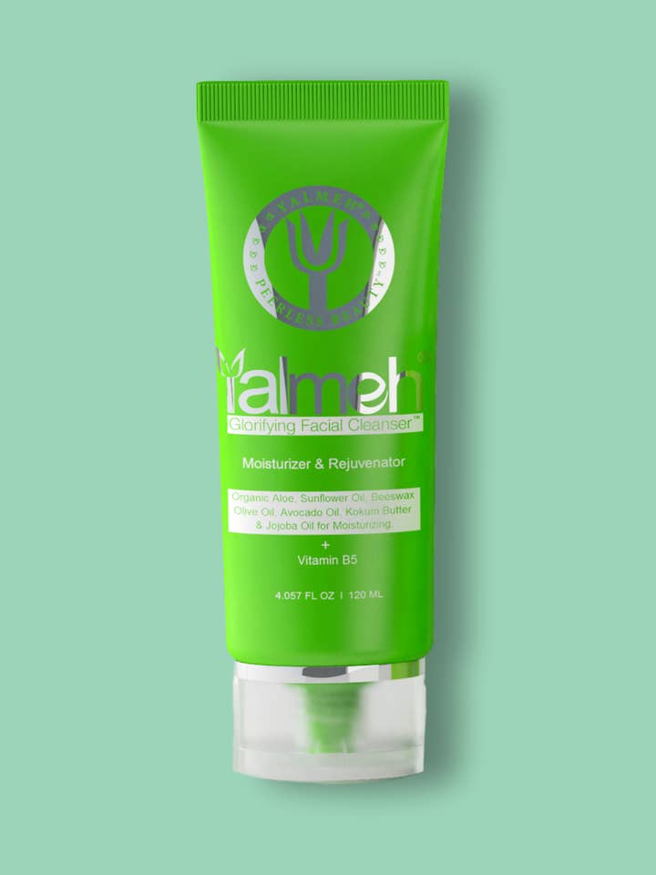 Limpador facial vegano e processado a frio da Yalmeh Naturals® por atacado de Yalmeh Naturals®