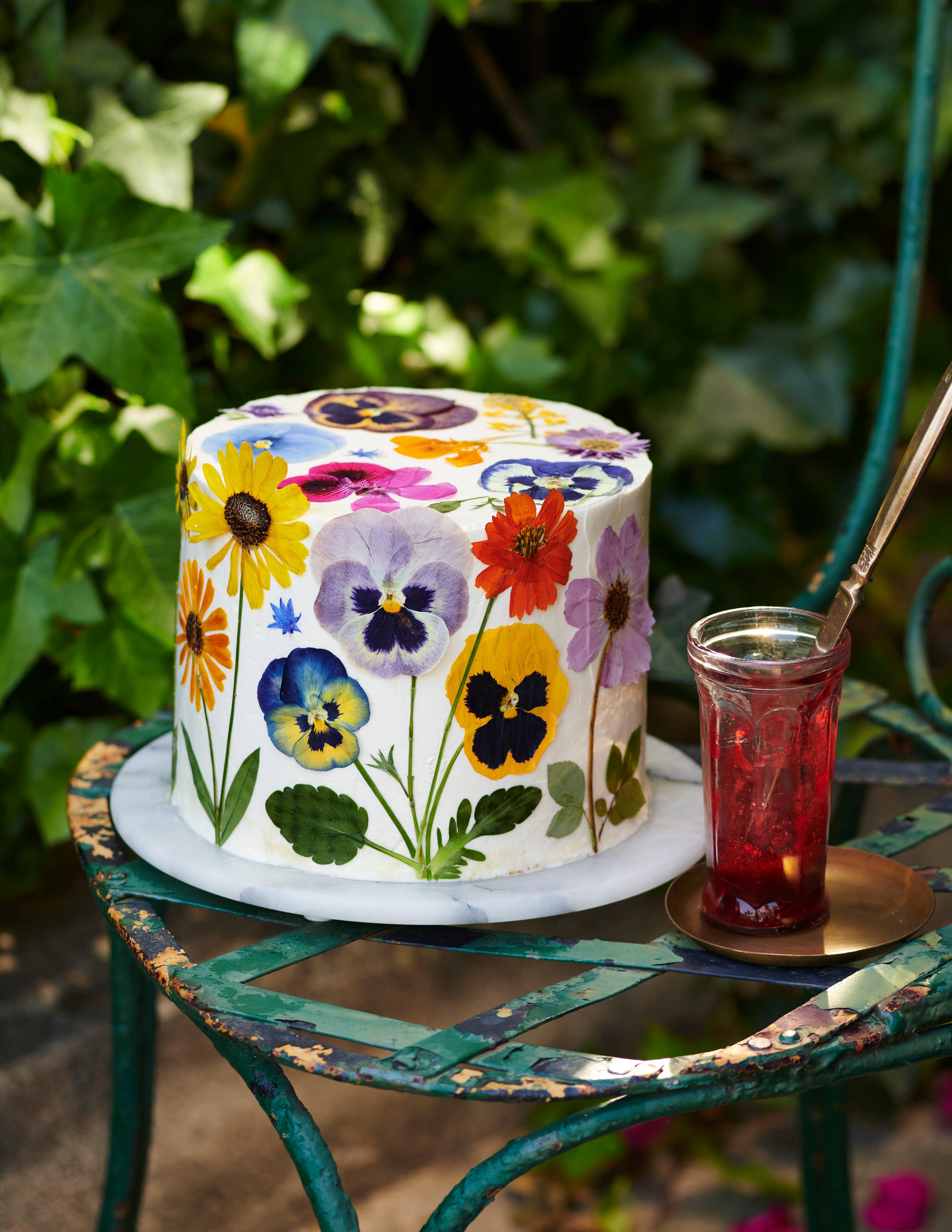 Eat Your Flowers – wholesale Tårta/Cupcake Topper – Ätbara pressade blommor för dekoration1