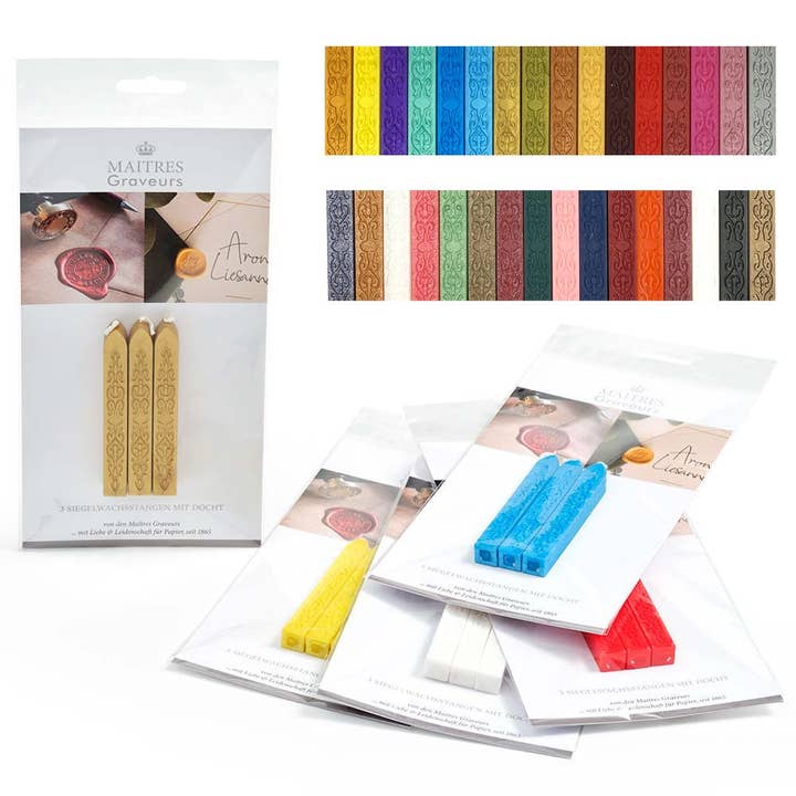 Mästare gravörer | 3 vaxstänger för wholesale av Royal Posthumus