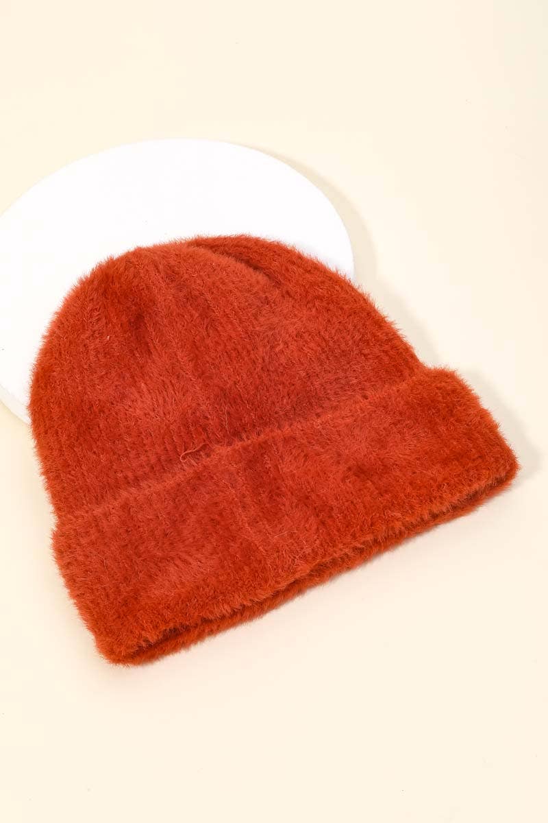 Anarchy Street - Wholesale Beanie - Women's - Assorted Color Fuzzy Ribbed Beanie6
