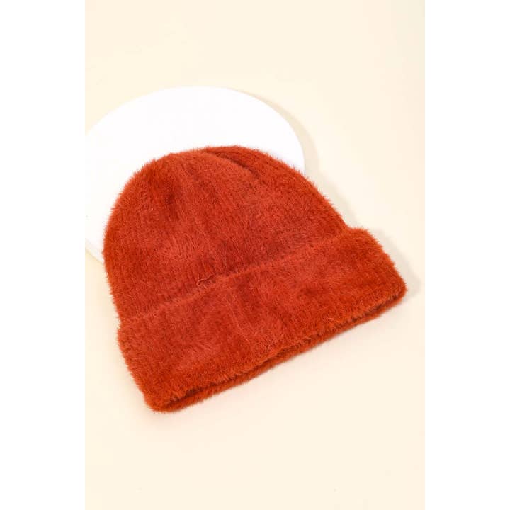 Anarchy Street - Wholesale Beanie - Women's - Assorted Color Fuzzy Ribbed Beanie6