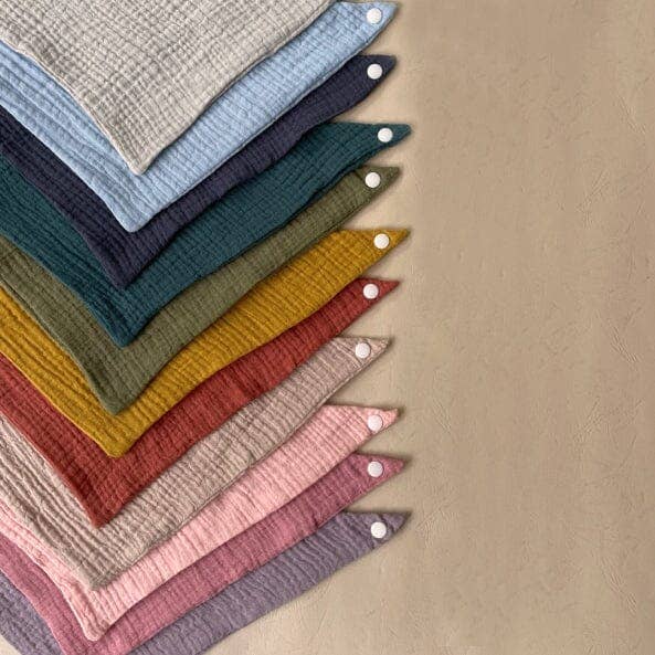 Zao & Co - Wholesale Bib – Baby - Double Gauze Bibs 100% Organic Cotton5