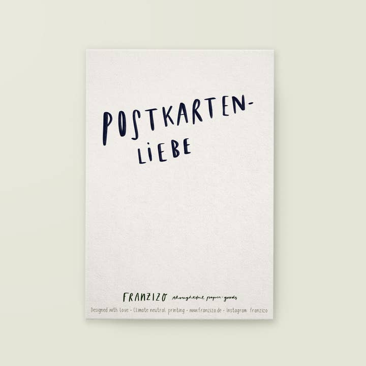 franzizo nachhaltige papeterie - Wholesale Postcard - Postcard “Look ahead”
