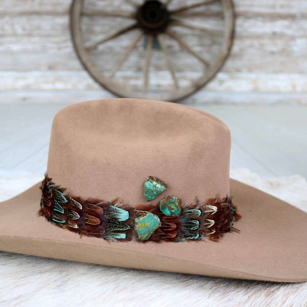 Willow Lane Hat Co. - Wholesale Hat Accessory - Women's - Natural Turquoise Hat Pin5