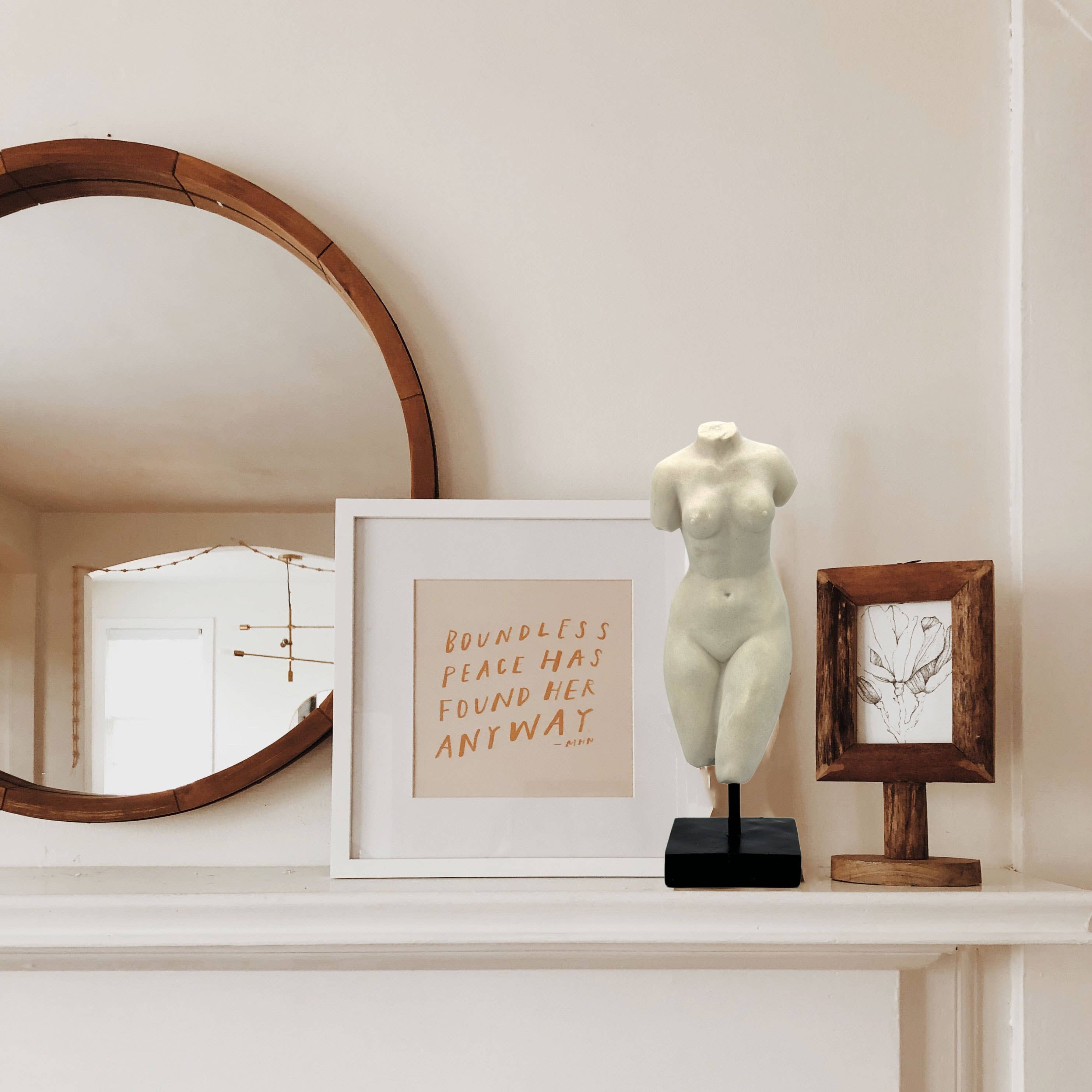 Galt International Company - Wholesale Decorative Figurine - Poly-Marble Torso Bust Greek Roman Tabletop Statue 15"7