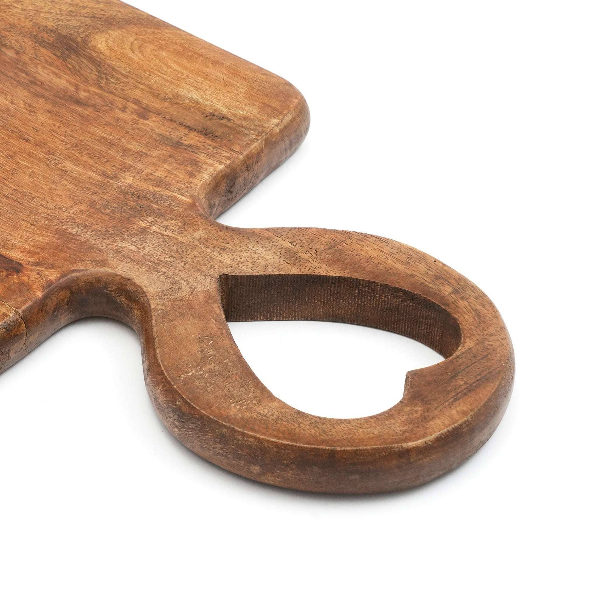 Expo Bazaar - Vente Planche à découper - Planche à découper et à servir en bois fait main en forme de cœur1