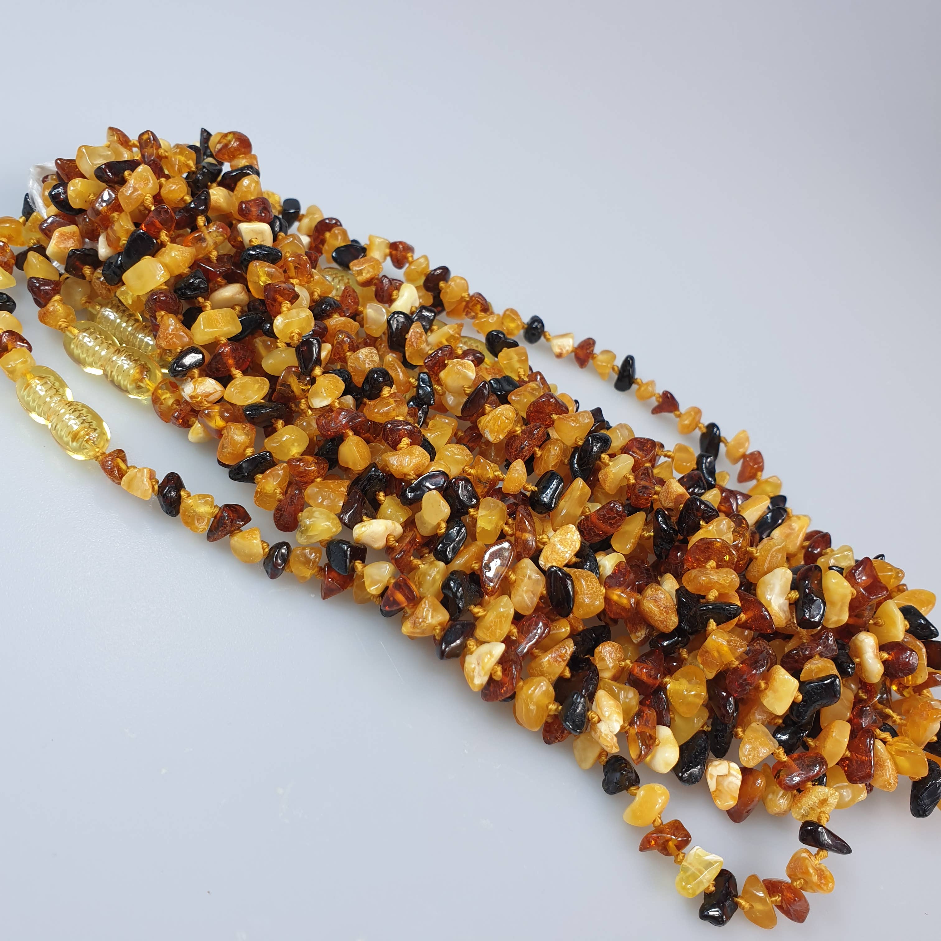 AmberLithuania - Wholesale Beaded/Pearl Necklace - Gemstone necklace Healing crystal chain6