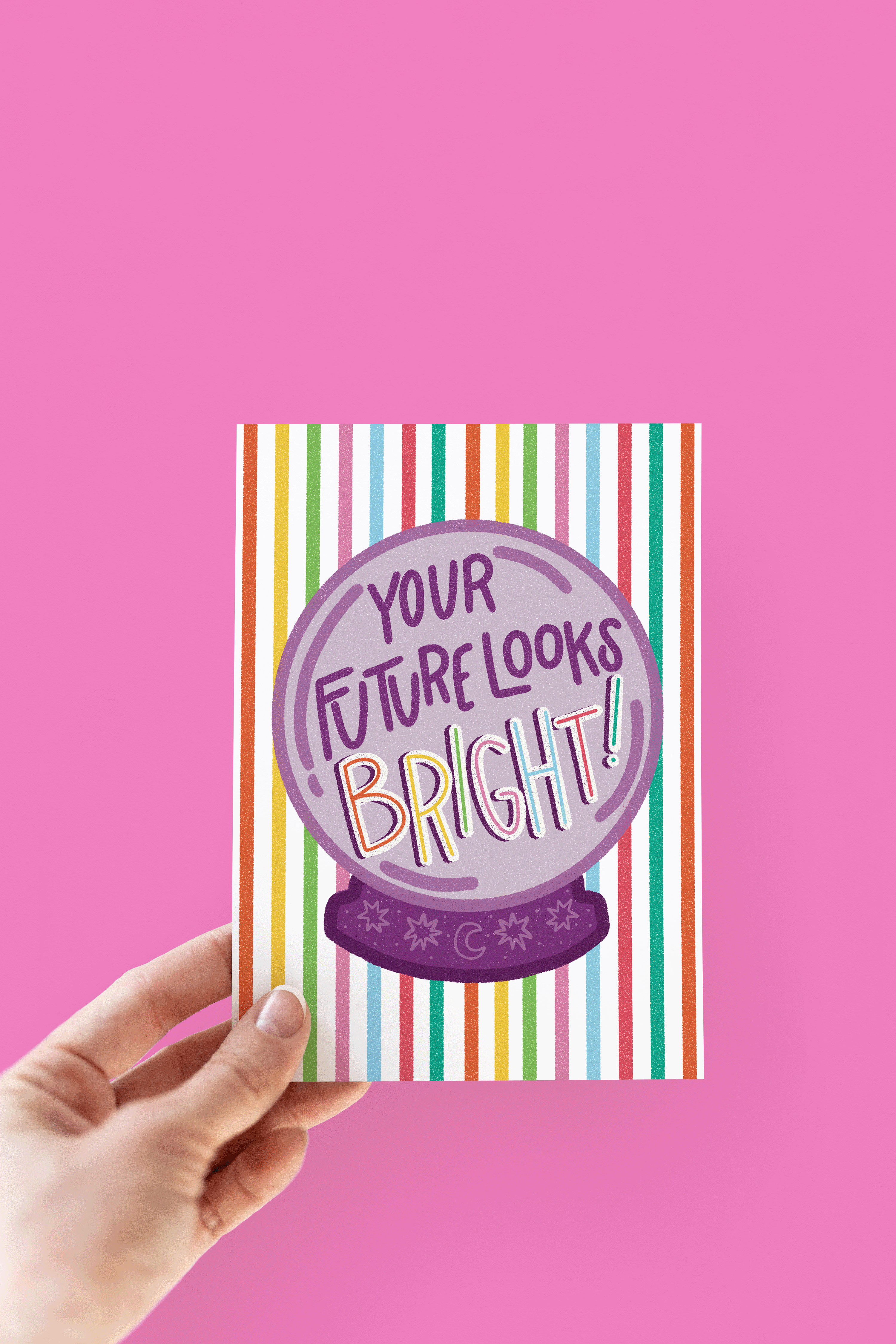 The Shelley Society - Wholesale Encouragement Card - Your Future Looks Bright Encouragement Greeting Card1