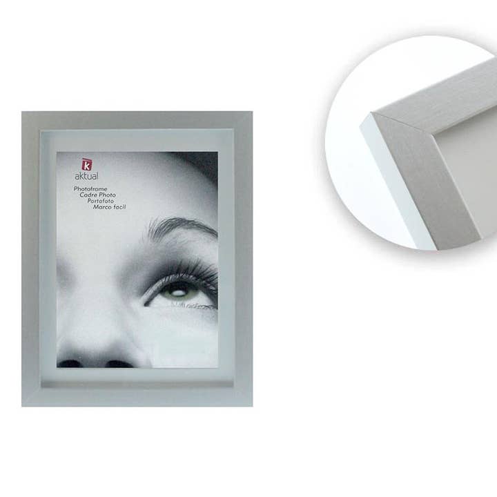 Aktual / Dekora Import S.A - Vendita all'ingrosso Cornice portafoto - CORNICE PORTAFOTO MDF 10X15 PP ARGENTO