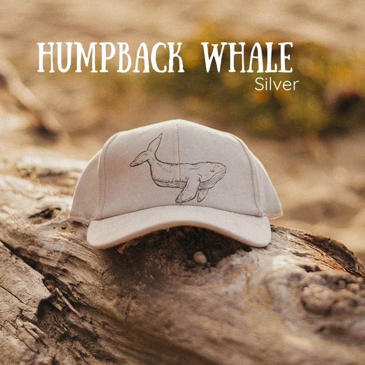 Pacific Wren Art & Design - Wholesale Baseball Cap - Unisex - Wood-Burned Baseball Cap - Ocean Friends Collection