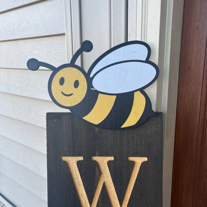 Birch and Boulder LLC - Wholesale Sign - Bumble Bee topper