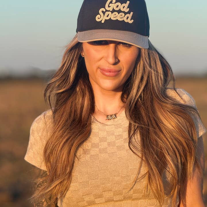 God Speed Trucker Hat for wholesale by Trek Outfitters