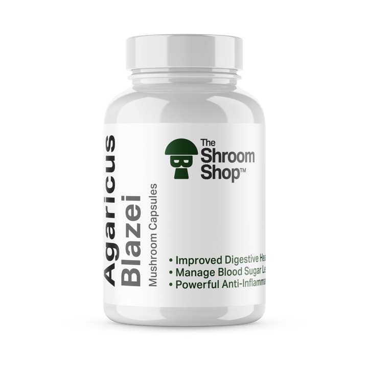 Agaricus Blazei svampkapslar för wholesale av The Shroom Shop
