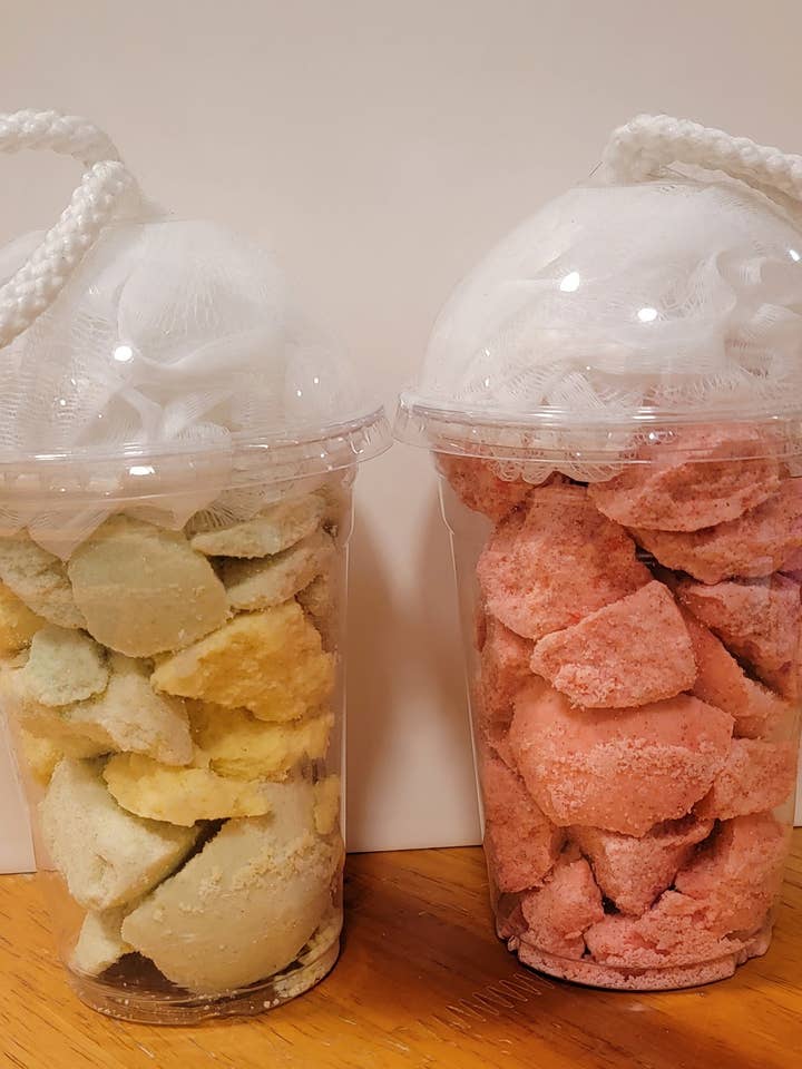 Morceaux et fragments de bombe de bain pour la vente par R&S Naturals