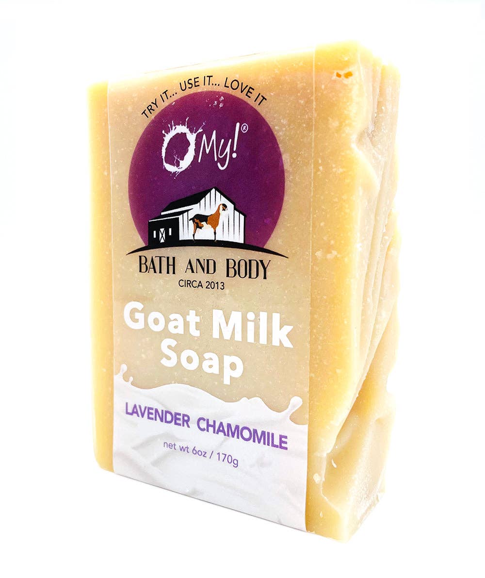 O My! Bath and Body - Vente Pains de savon - O mai ! Savon au lait de chèvre 6 oz | Fabriqué avec du lait de chèvre frais de la ferme | Sans parabens et plus | Fabriqué à la main aux États-Unis9