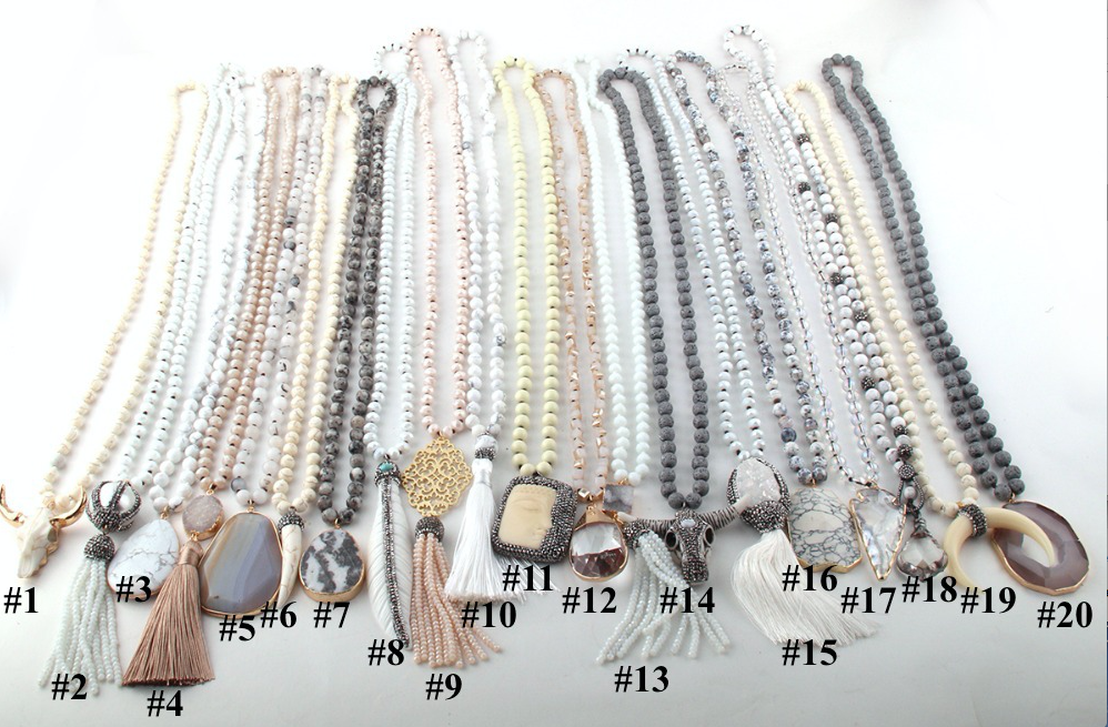 Kate Tuesday Jewelry – Großhandel Perlenkette – Weiße Statement-Stück-Halsketten1