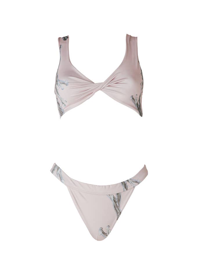 OPHELIA OBEN & IMANI UNTEN IN MUSCHELROSA für den Großhandel von La Gotta Swimwear