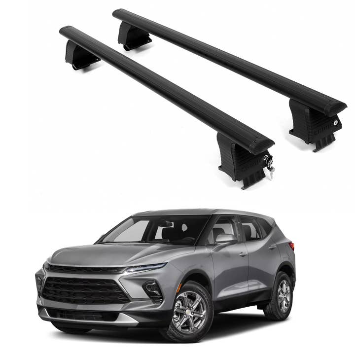 ERKUL Roof Rack Crossbars For CHEVROLET BLAZER 2019-2026 Naked Roof Aluminum Black for wholesale by Erkul Auto USA