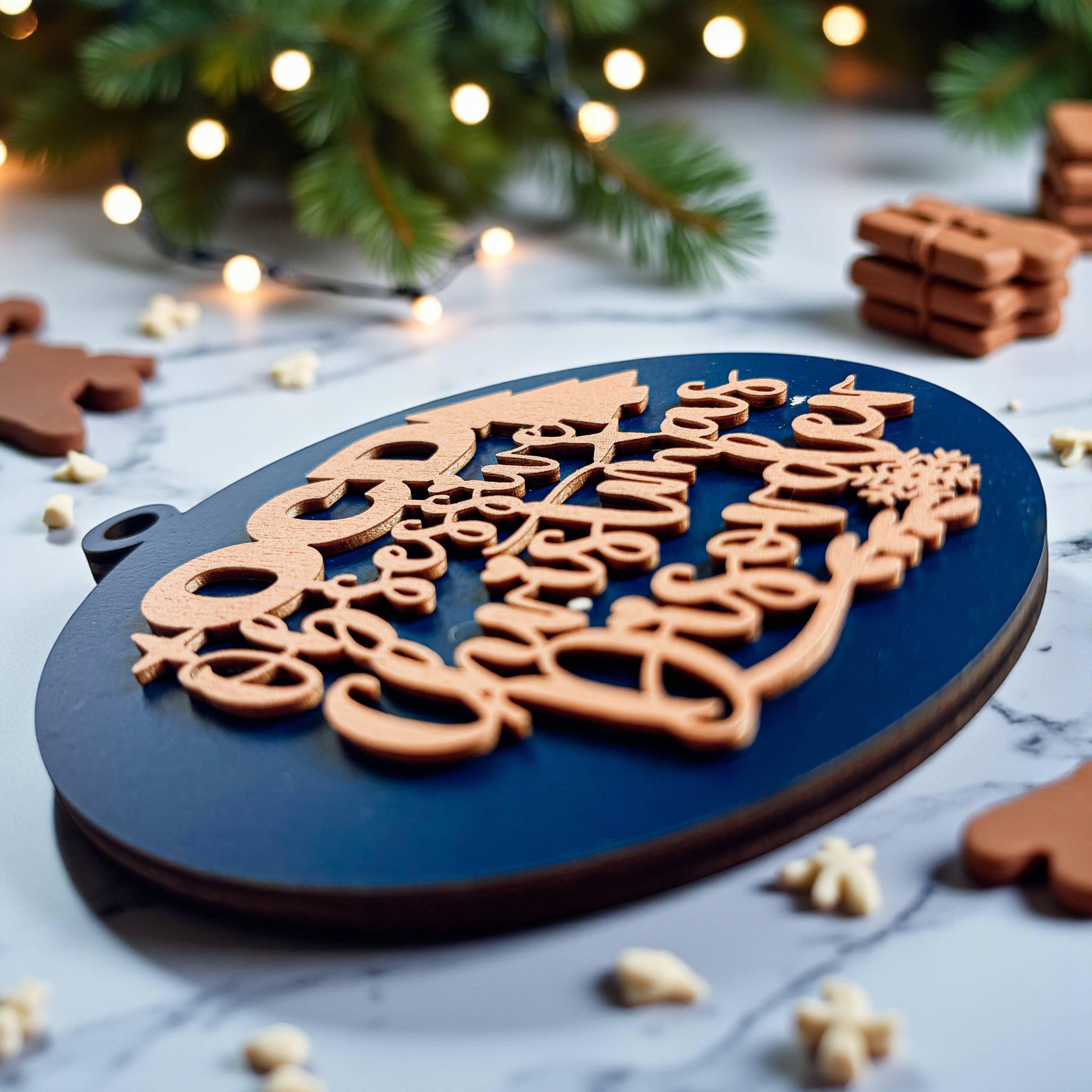 Gia Roma - Wholesale Ornament - Hanging Christmas Decor + Handmade Wooden Ornament Funny189