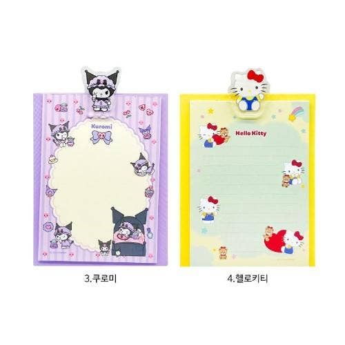 BCZShop - Wholesale Clipboard - SANRIO CHARACTERS MINI CLIPBOARD