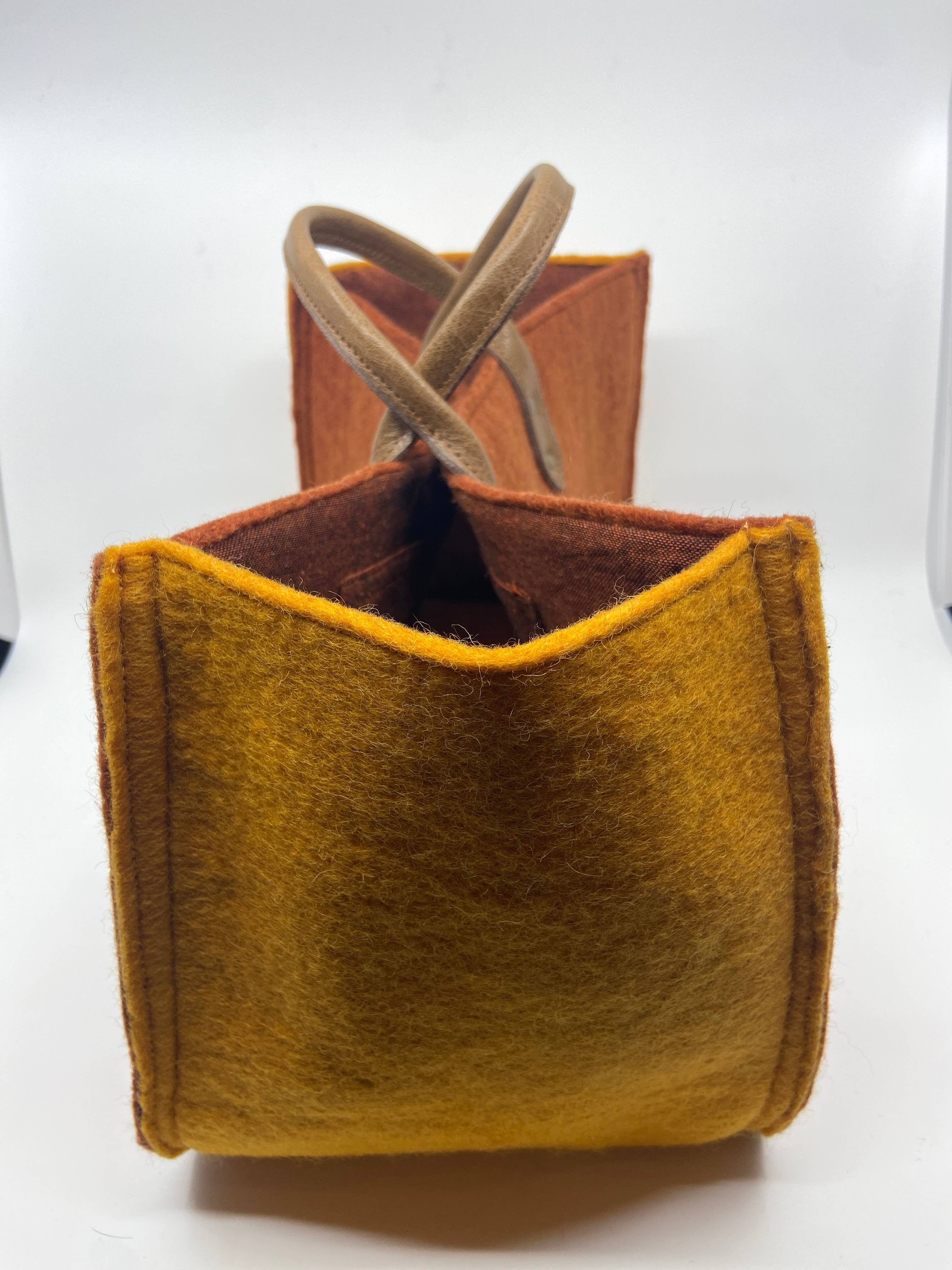 Fibres of Life - Wool & Felt - Wholesale Tote Bag - Women's - The Grab-&-Go Carry All | Felt Wool Tote Bag | Soft Yarn Bag46