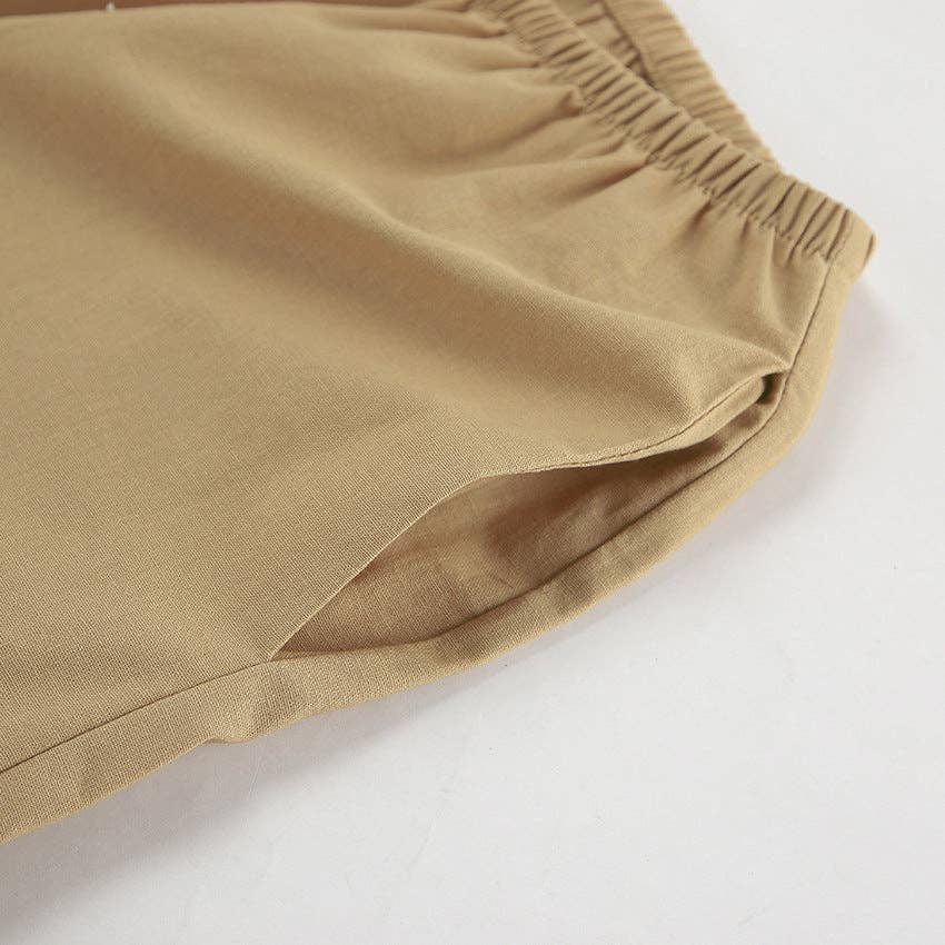 Marayn - Wholesale Lounge Set - Women's - Boho Chic Autumn Set Linen Blend Lounge Style19