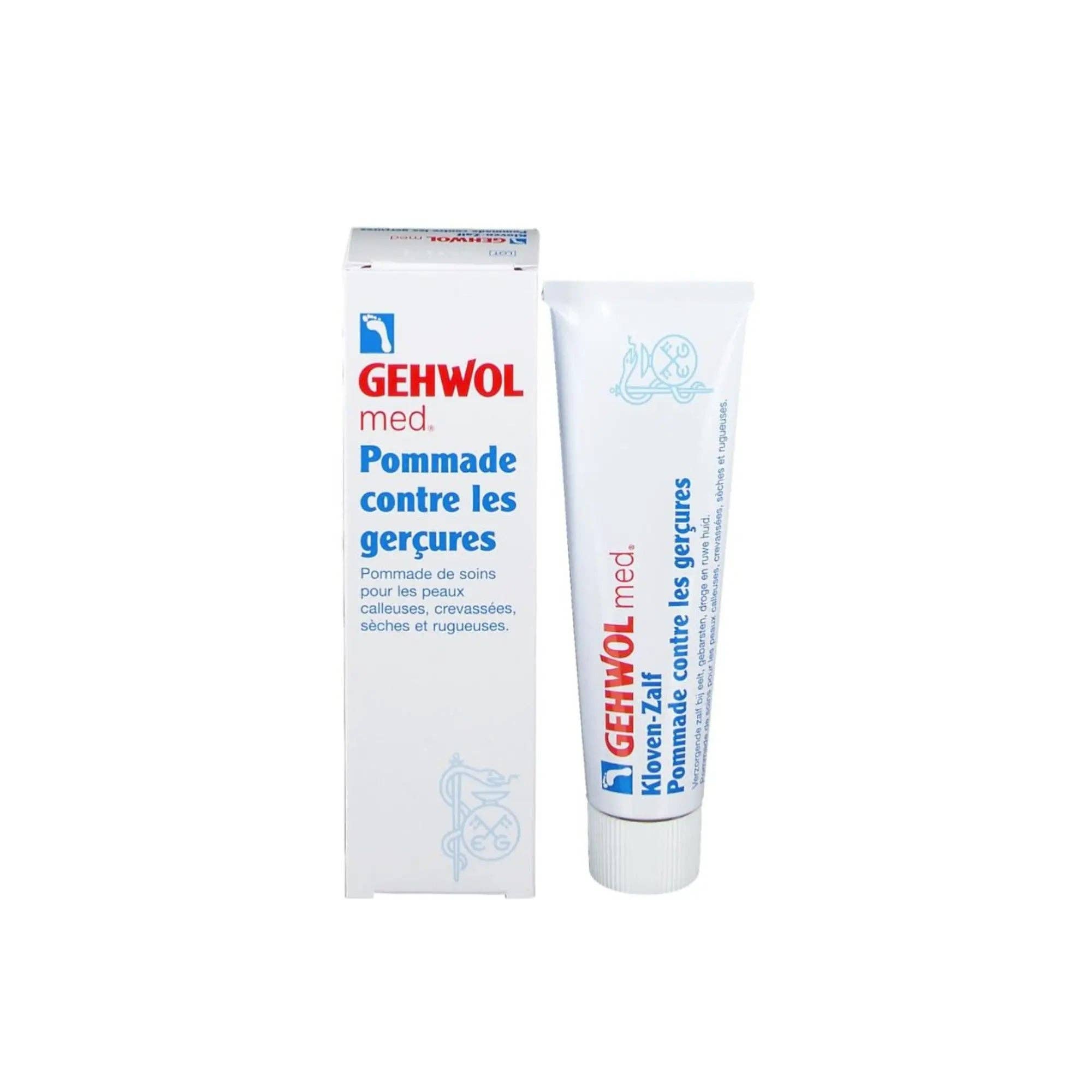 My Podologie - Vente Crème pour les pieds - Gehwol - Pommade contre les gerçures et rougeurs - 1 tube de 75 ml