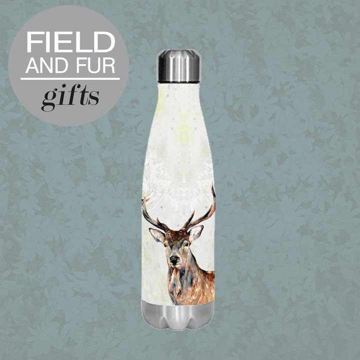Montgomery, Stag, garrafa de água isolada, mantém a sua bebida por atacado de Field and Fur Gifts