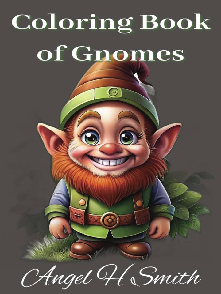 Kleurboek van kabouters: fantasiekleurboek voor wholesale door Angel H Smith Coloring Books