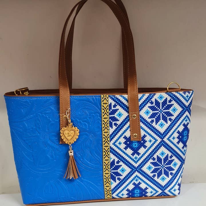 GMCE Global Trading, LLC - Wholesale Tote Bag - Unisex - Handmade Mexican Purse-Tote Bag Variety Of Colors11