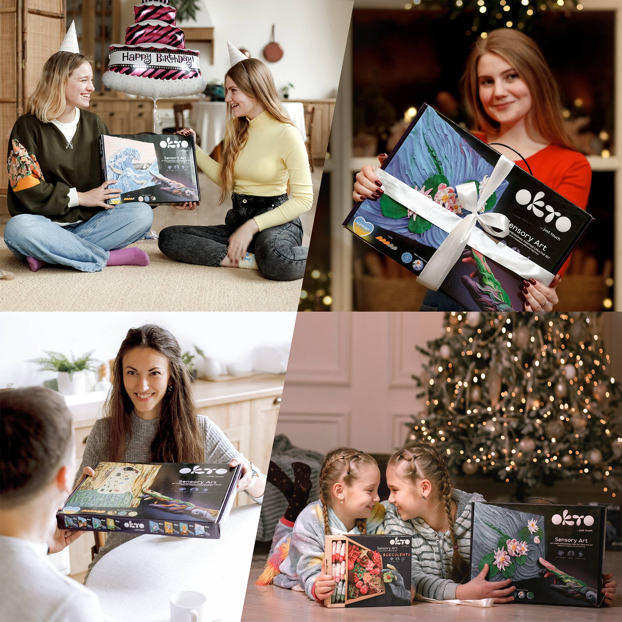 Fainotoys – Engroshandel DIY-hobbysæt – Børn – OKTO Sensorisk Kunst 3D Maleri “Solsikker”7