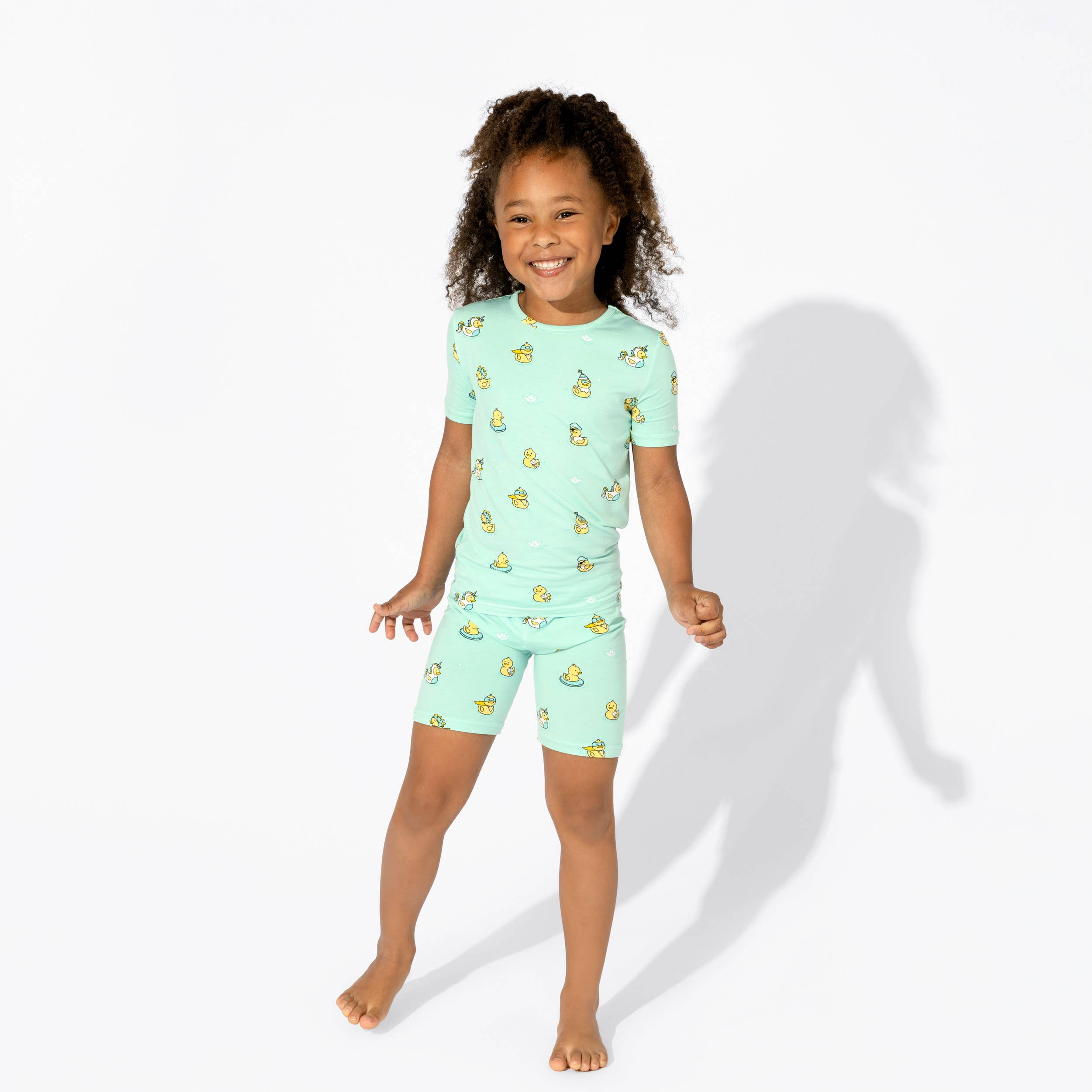 Bellabu Bear - Wholesale Sleepwear Set - Kids - Rubber Ducky Bamboo Kids Pajama Short Set3