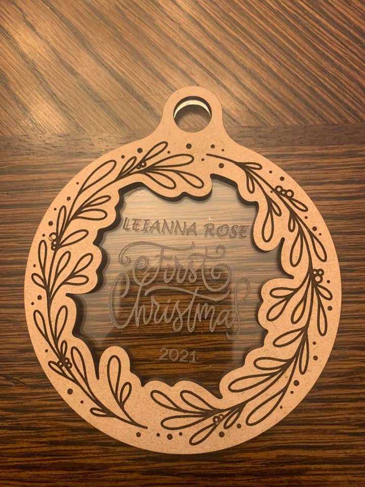 Baby's First Christmas Ornament for wholesale by Ameliore LLC