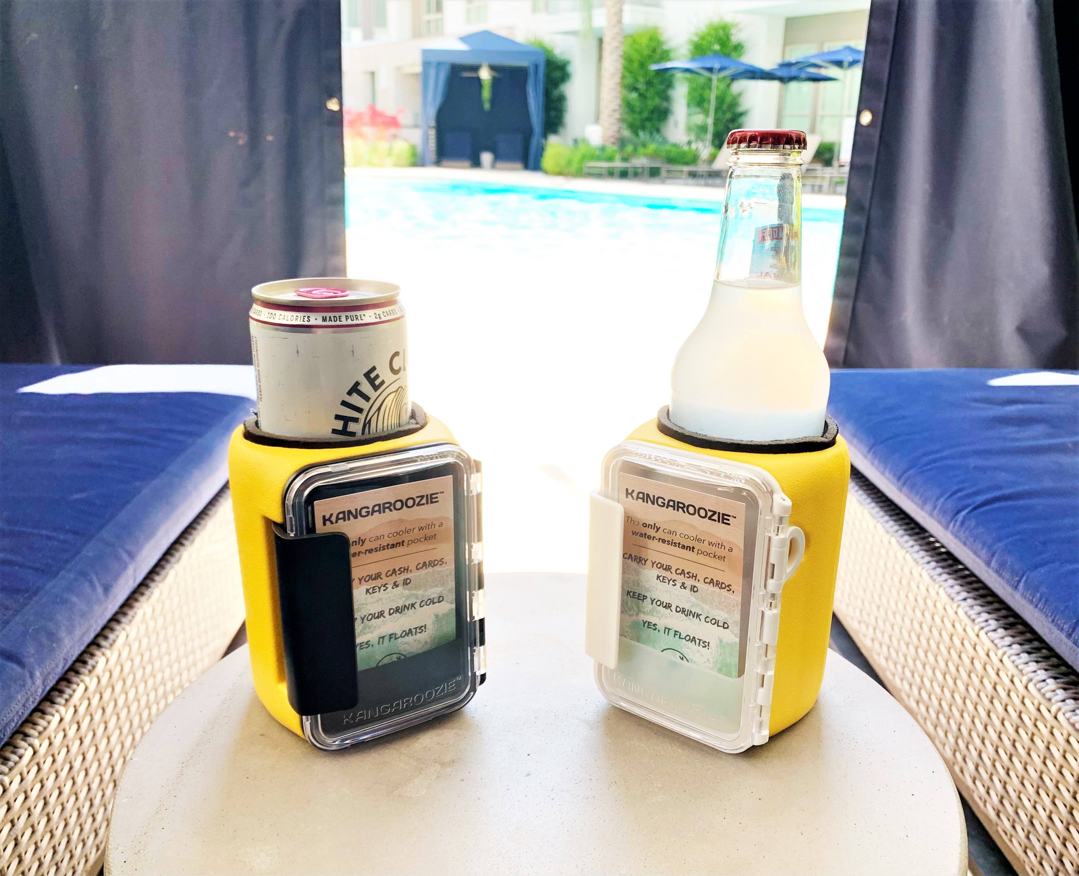 Kangaroozie - Wholesale Drink Huggers & Koozies - Kangaroozie (for slim cans & bottles) - Koozie with Pocket1