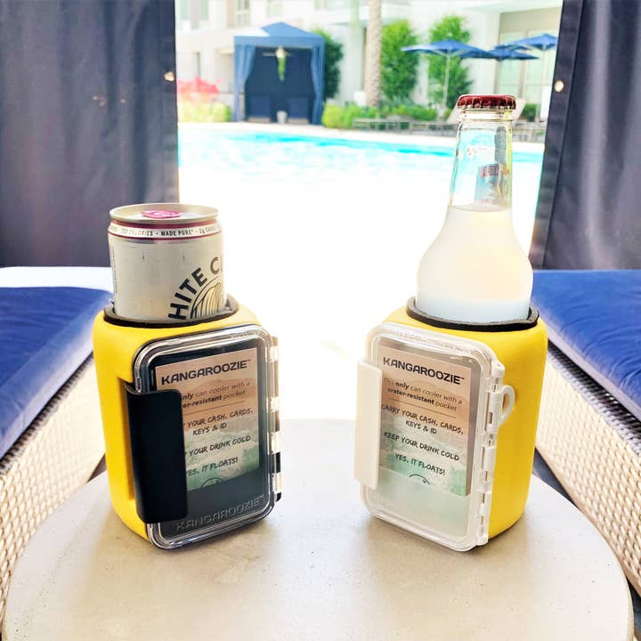 Kangaroozie - Wholesale Drink Huggers & Koozies - Kangaroozie (for slim cans & bottles) - Koozie with Pocket1