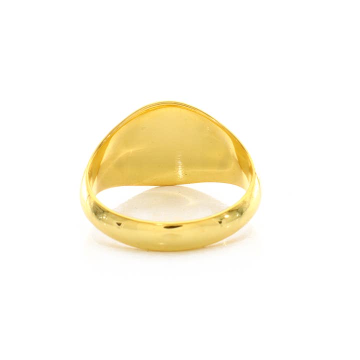 Magic Hands Jewelry – wholesale Signet ring – Knights Templar Wax Seal Signet Ring, 14k Solid Yellow Gold