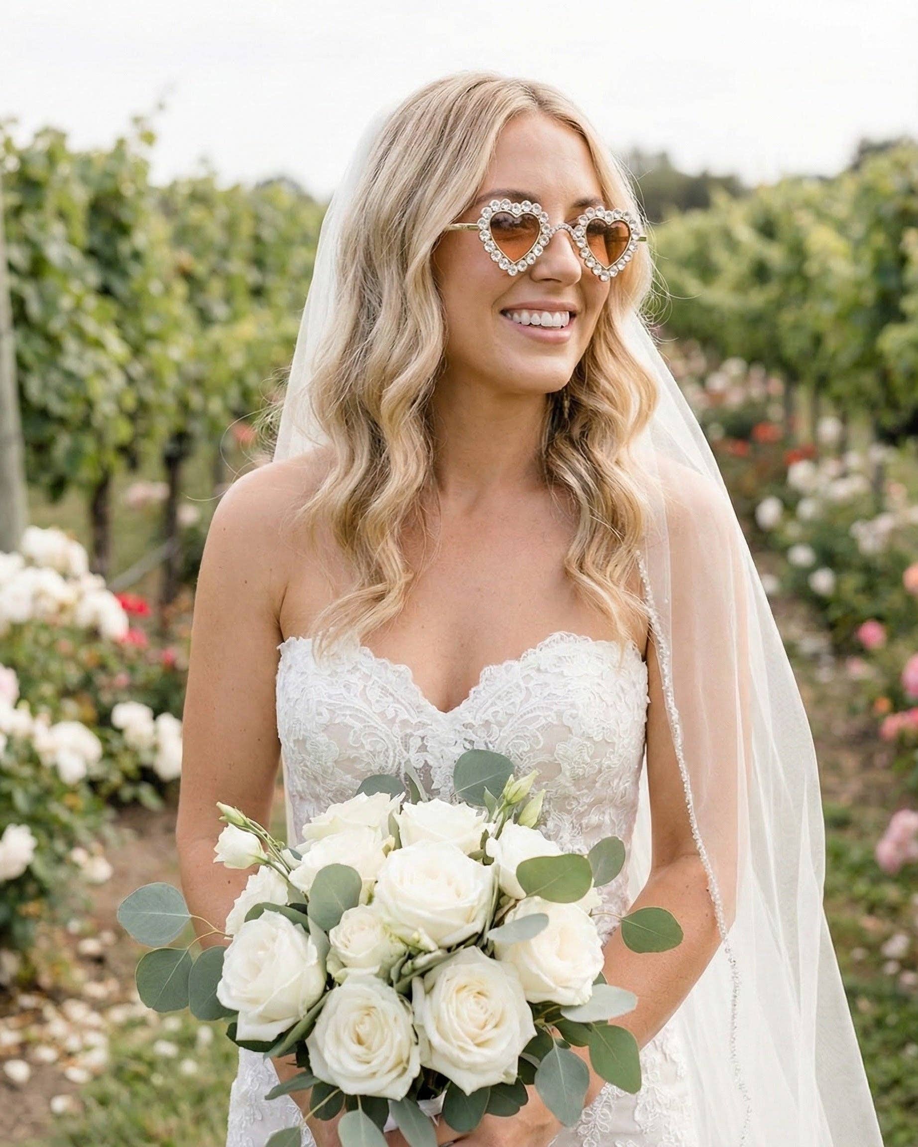 Peach Gold Juliet Sunglasses for wholesale on Faire5