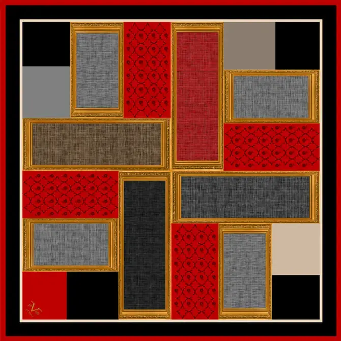 Versace 19.69 Abbigliamento Sportivo SRL - Wholesale Scarf - Women's - FOULARD JULIETTE- RED0