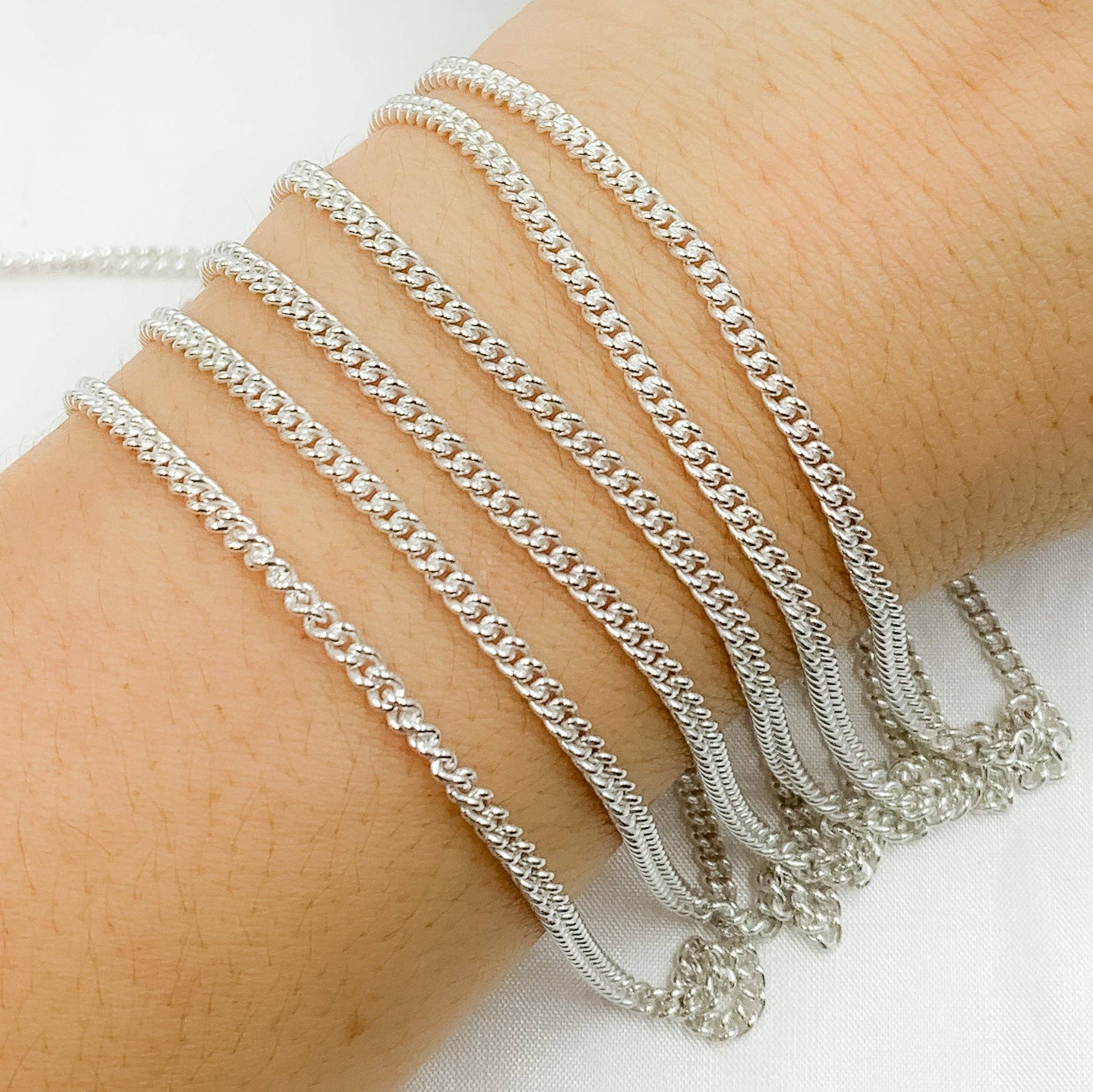 Jewels & Chains - Wholesale Link & Chain Necklace - X19SS. Sterling Silver Curb Link Chain1