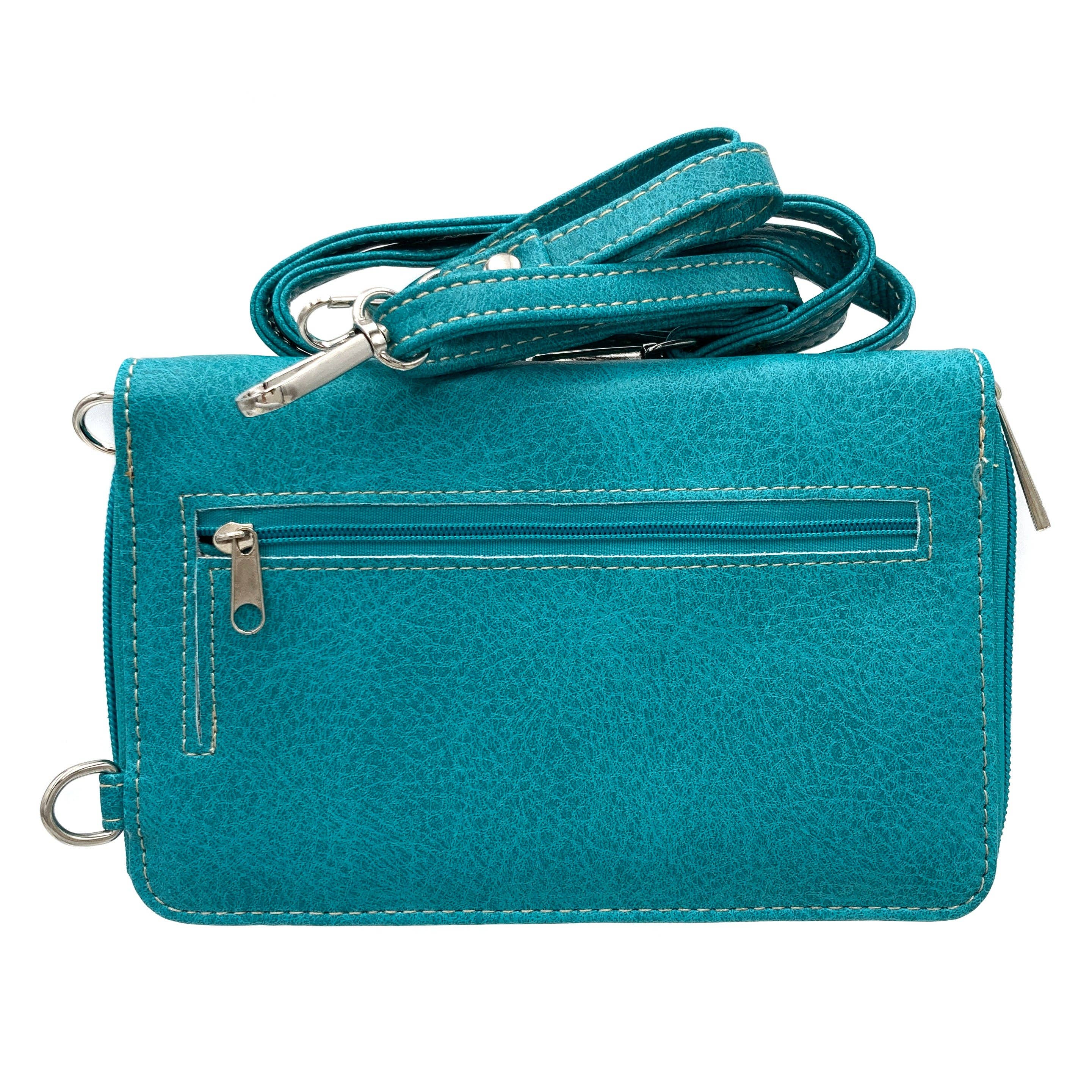 Lunar Deer - Wholesale Phone Wallet - Women's - Embroidered Horse Crossbody Western Phone Wallet3