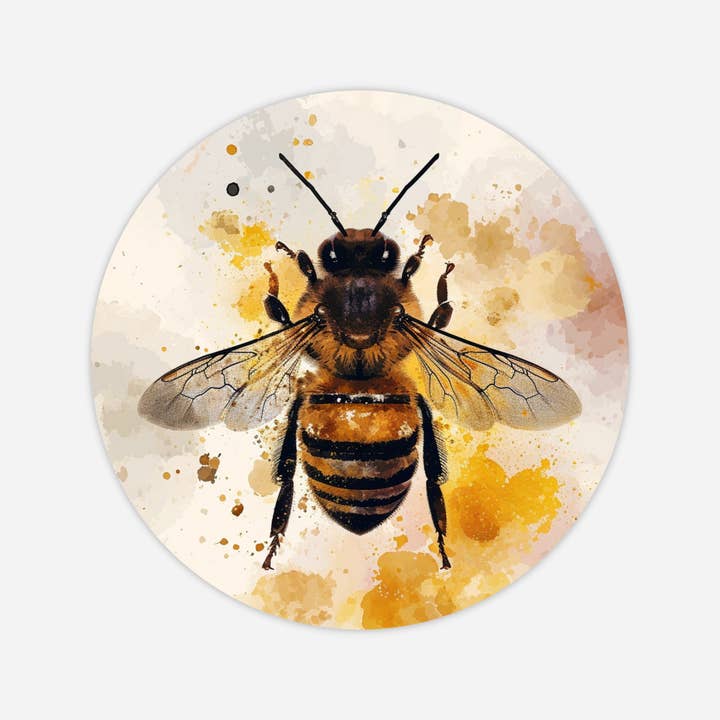 Aufkleber mit Bienenmotiv, PNW-Vinyl-Aufkleber, Motiv: Gardeners Friend für den Großhandel von CMarie Northwest