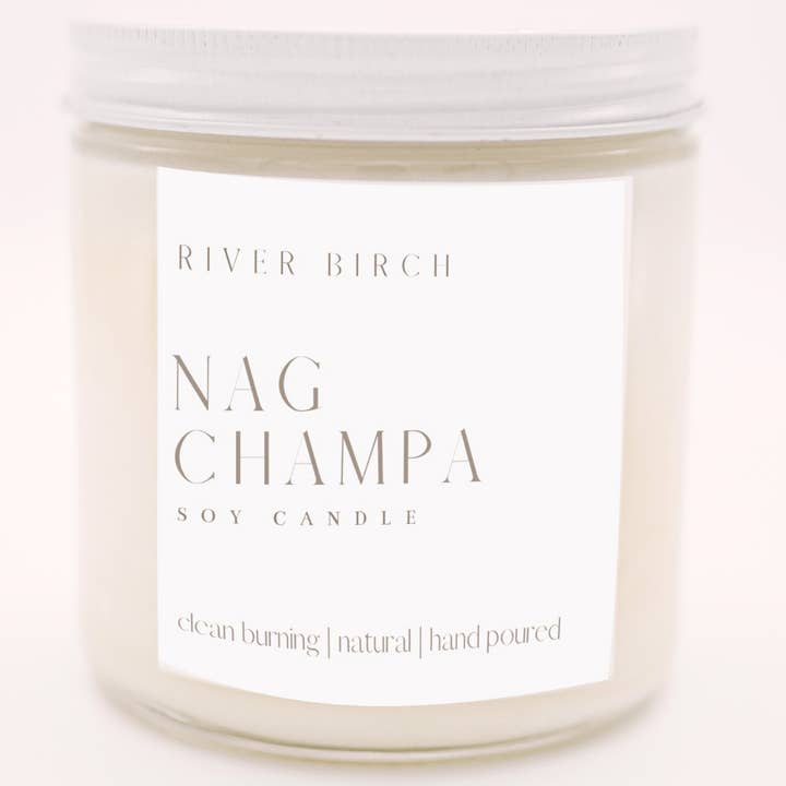 16oz Nag Champa Soy Candle - Clear Jar and other Purchase Wholesale nagelriemolie. Free Returns & Net 60 Terms on Faire trending on Faire.