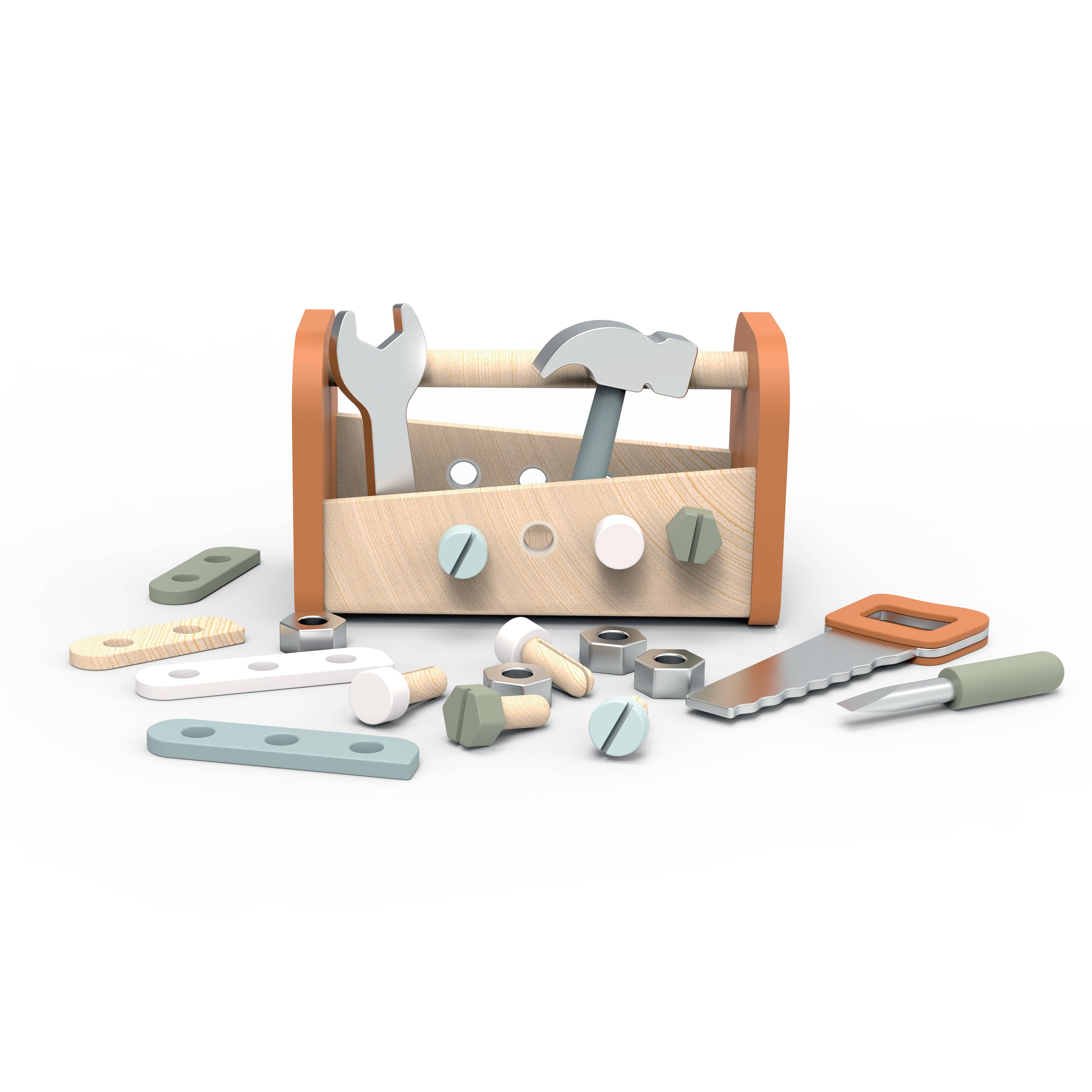 Speedy Monkey – wholesale Wood toy – Child – Tool Box - Workbench (2 in 1)2