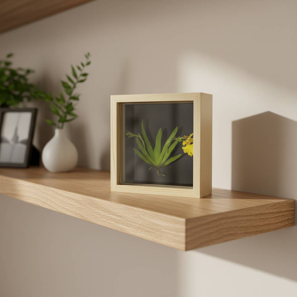 bloomify - Wholesale Live Plant - Bloomify Live Orchid Picture with frame, Maintenance Free Orchid, Psygmorchis Pusilla, Live Green Wall Décor, Blooming, No Green Thumb Necessary, Great for Work, Home, Wall Décor, Unique Gift.0